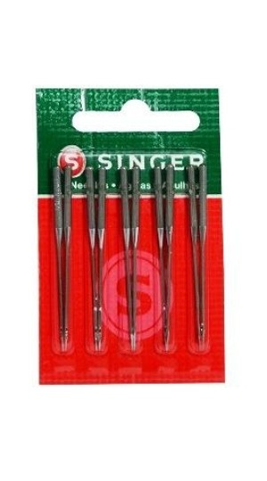 AGULHA DE MAQUINA SINGER PARA COSTURA 3651 Nº11 GALONEIRA ENV/10