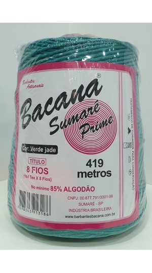 BARBANTE SUMARÉ VEDE JADE 8 FIOS 600G.