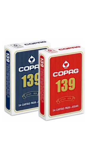 Baralhos Copag 139 Tradicional Az/vm C/ 55 Cartas Cada