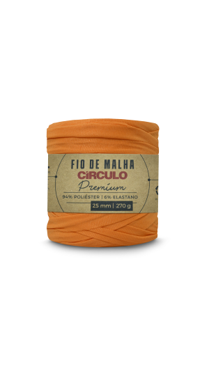 FIO DE MALHA CIRCULO PREMIUM - COR 4222 CASCA DE LARANJA