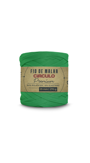 FIO DE MALHA CIRCULO PREMIUM - COR 5767 VERDE BANDEIRA