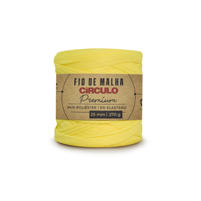 FIO DE MALHA CIRCULO PREMIUM - COR 1289 CANÁRIO